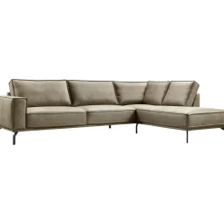 Profijt Meubel Hoekbank rechts Alburg groen basic comfort
