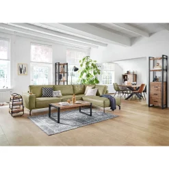 Profijt Meubel Hoekbank rechts Alburg mosgroen premium comfort