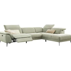 Profijt Meubel Hoekbank rechts Alunda groen relaxfunctie excellent comfort