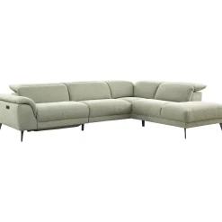 Profijt Meubel Hoekbank rechts Alunda groen relaxfunctie premium comfort
