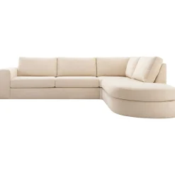 Profijt Meubel Hoekbank rechts Azara beige basic comfort