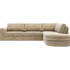 Profijt Meubel Hoekbank rechts Azara bruin basic comfort