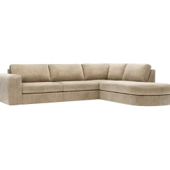 Profijt Meubel Hoekbank rechts Azara bruin basic comfort