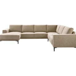 Profijt Meubel Hoekbank rechts Calira bruin basic comfort