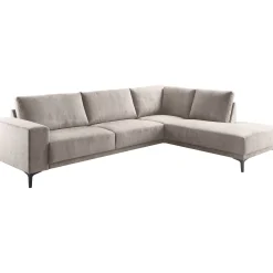 Profijt Meubel Hoekbank rechts Clanton taupe premium comfort