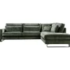 Profijt Meubel Hoekbank rechts Coventry groen premium comfort