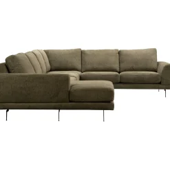 Profijt Meubel Hoekbank rechts Flandria donkergroen supreme comfort