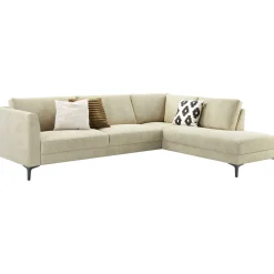 Profijt Meubel Hoekbank rechts Gulnare beige basic comfort