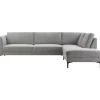 Profijt Meubel Hoekbank rechts Gulnare grijs premium comfort