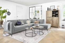 Profijt Meubel Hoekbank rechts Gulnare grijs premium comfort