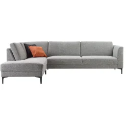 Profijt Meubel Hoekbank rechts Gulnare grijs premium comfort