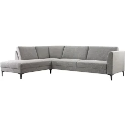 Profijt Meubel Hoekbank rechts Gulnare grijs premium comfort