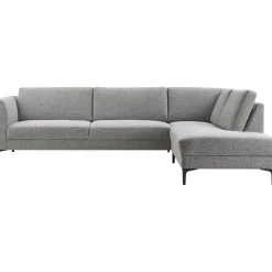 Profijt Meubel Hoekbank rechts Gulnare grijs basic comfort