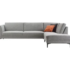 Profijt Meubel Hoekbank rechts Gulnare grijs basic comfort