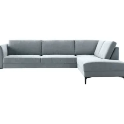 Profijt Meubel Hoekbank rechts Gulnare lichtgrijs premium comfort