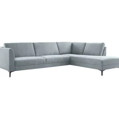 Profijt Meubel Hoekbank rechts Gulnare lichtgrijs premium comfort