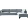 Profijt Meubel Hoekbank rechts Gulnare lichtgrijs basic comfort