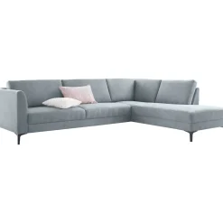 Profijt Meubel Hoekbank rechts Gulnare lichtgrijs basic comfort