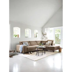 Profijt Meubel Hoekbank rechts Ixonia grijs basic comfort