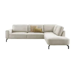 Profijt Meubel Hoekbank rechts Loretio beige basic comfort