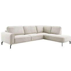 Profijt Meubel Hoekbank rechts Loretio beige basic comfort