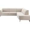 Profijt Meubel Hoekbank rechts Micco beige basic comfort