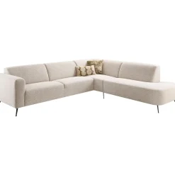 Profijt Meubel Hoekbank rechts Micco beige basic comfort
