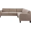 Profijt Meubel Hoekbank rechts Mills microleder taupe premium comfort