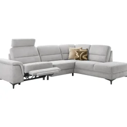Profijt Meubel Hoekbank rechts Mirtho grijs relaxfunctie supreme comfort
