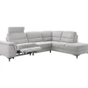 Profijt Meubel Hoekbank rechts Mirtho grijs relaxfunctie excellent comfort