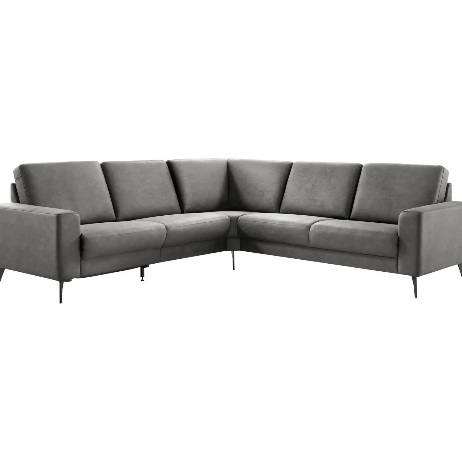 Profijt Meubel Hoekbank rechts Nyborg microleder antraciet premium comfort