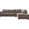 Profijt Meubel Hoekbank rechts Pomasi grijs met diepe zit premium comfort