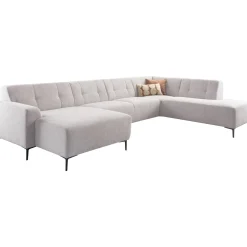 Profijt Meubel Hoekbank rechts Tordera grijs basic comfort