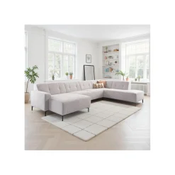 Profijt Meubel Hoekbank rechts Tordera grijs basic comfort