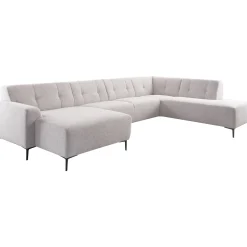 Profijt Meubel Hoekbank rechts Tordera grijs premium comfort