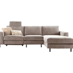 Profijt Meubel Hoekbank rechts Totham bruin relaxfunctie supreme comfort