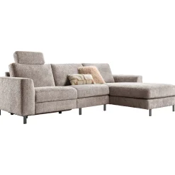 Profijt Meubel Hoekbank rechts Totham bruin relaxfunctie supreme comfort