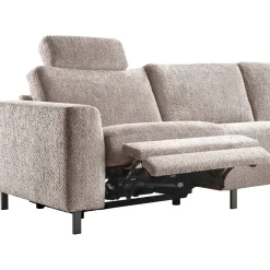 Profijt Meubel Hoekbank rechts Totham bruin relaxfunctie supreme comfort