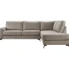 Profijt Meubel Hoekbank rechts Totham microleder taupe basic comfort