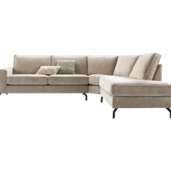 Profijt Meubel Hoekbank rechts Totham taupe excellent comfort