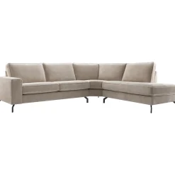 Profijt Meubel Hoekbank rechts Totham taupe excellent comfort