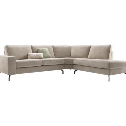 Profijt Meubel Hoekbank rechts Totham taupe excellent comfort