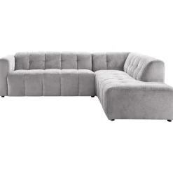 Profijt Meubel Hoekbank rechts Vizela grijs basic comfort
