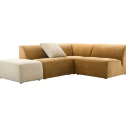 Profijt Meubel Hoekbank Romont bruin basic comfort