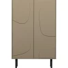 Profijt Meubel Opbergkast Atri 135x85x40 cm taupe