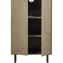Profijt Meubel Opbergkast Atri 135x85x40 cm taupe