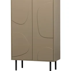 Profijt Meubel Opbergkast Atri 135x85x40 cm taupe