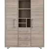 Profijt Meubel Opbergkast Gradoly 200x155x45 cm grijs