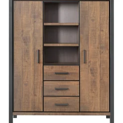 Profijt Meubel Opbergkast Mantera 170x139x48 cm donkerbruin