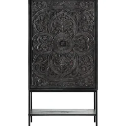 Profijt Meubel Opbergkast Montclair zwart 190x100x042 cm